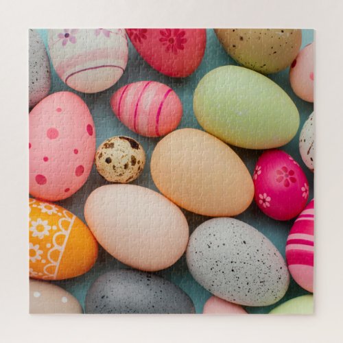 Colored Eggs for Easter Jigsaw Puzzle