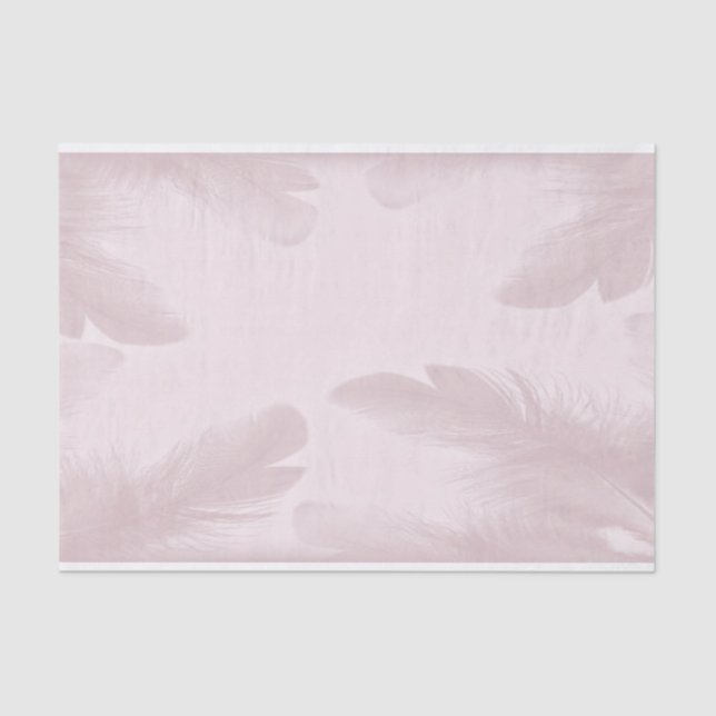 Colored Feathers Tissue Paper (Front)