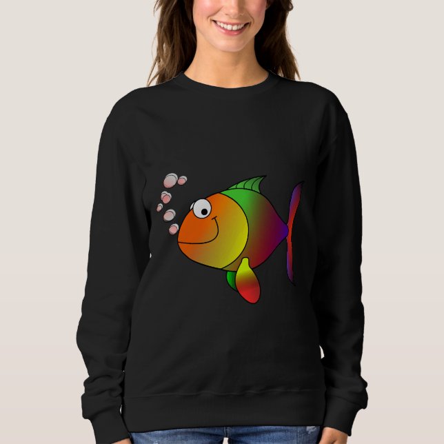Colored Fish 101 Sweatshirt (Front)