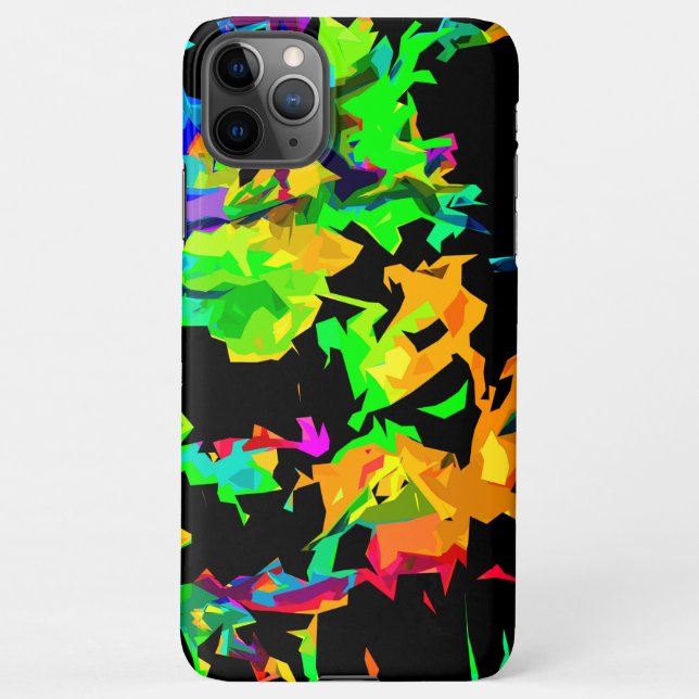 Colored flames iPhone case (Back)
