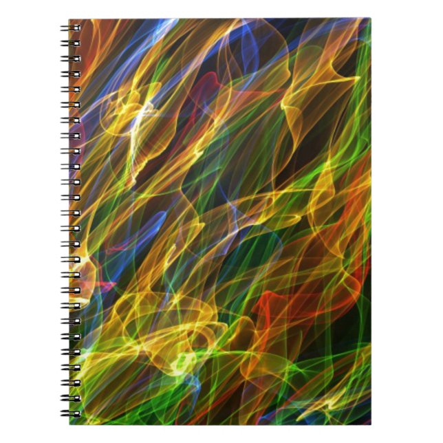 Colored Flames Notebook (Front)