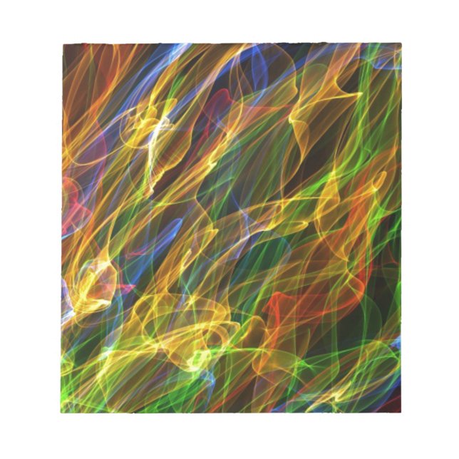 Colored Flames Notepad (Front)