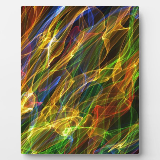 Colored Flames Plaque (Front)