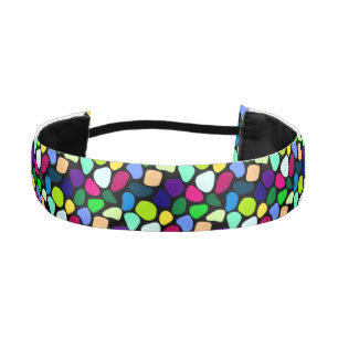 Colored Flat Stone Mosaic I + your ideas Athletic Headband