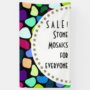Colored Flat Stone Mosaic I + your ideas Banner