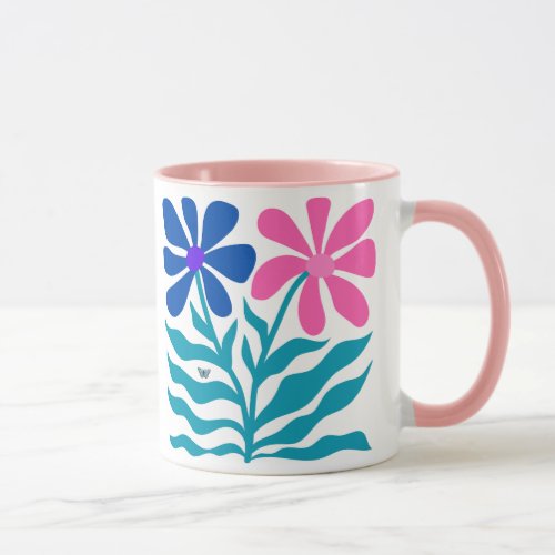 Colored Flowers Mug