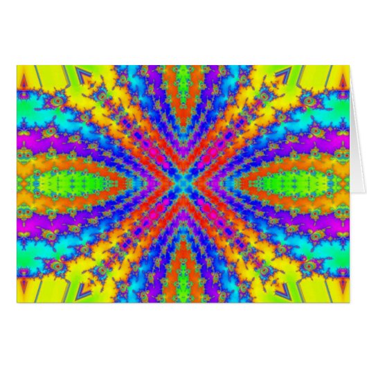 colored fractal kaleidoscope Art (Front Horizontal)