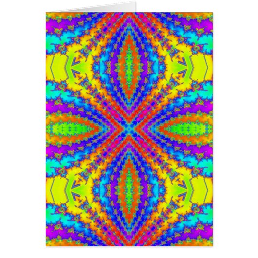 colored fractal kaleidoscope Art (Front)