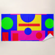 Colored geometric shapes