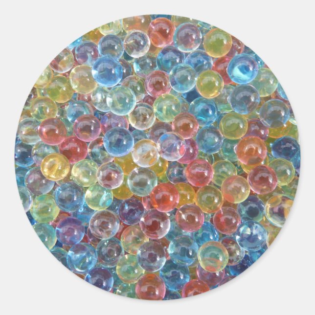 colored glass beads stickers (Front)