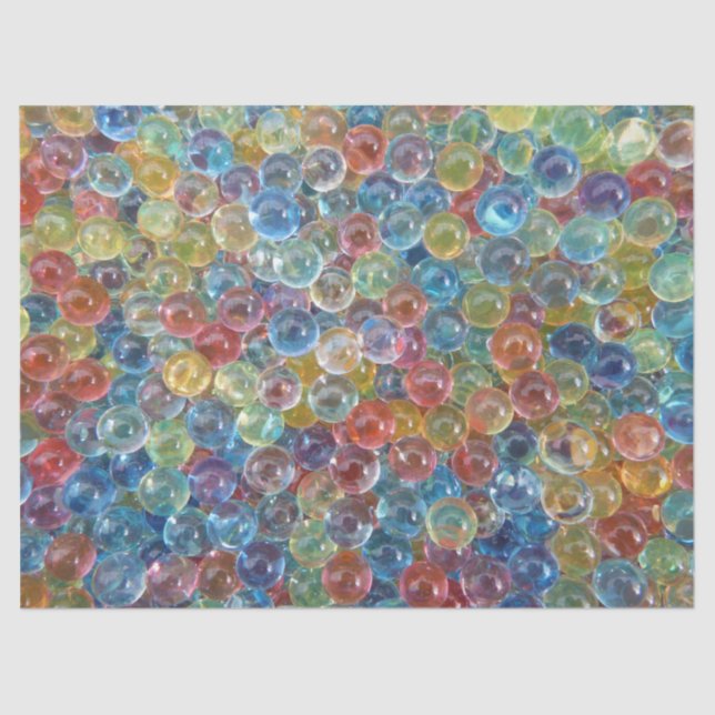 colored glass beads tissue paper (Front)
