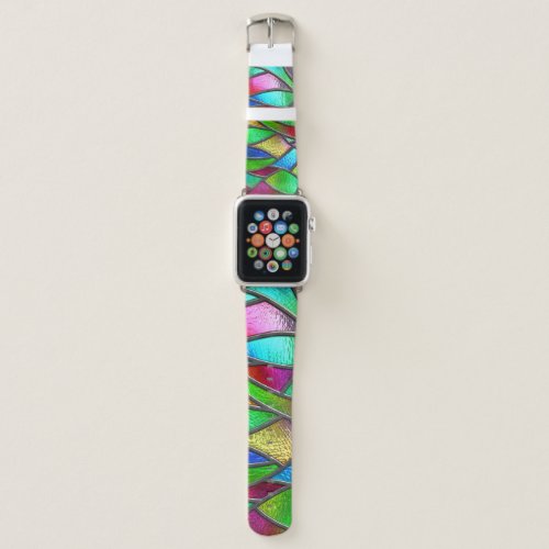 Colored Glass Pattern 3D Texture Apple Watch Band
