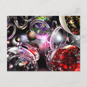 Colored Glass Postcard