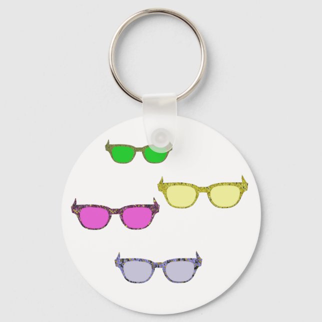 Colored Glasses Keychains (Front)