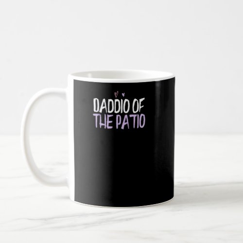 Colored Heart  Daddio Of The Patio Saying Joke  Coffee Mug