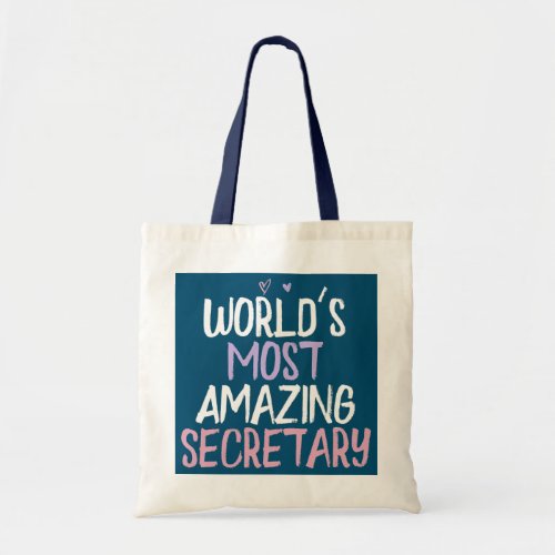 Colored Heart Funny Worlds Most Amazing Tote Bag
