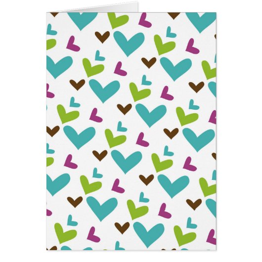 Colored Hearts Cards (Front)