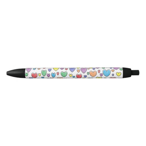 Colored Hearts Pen