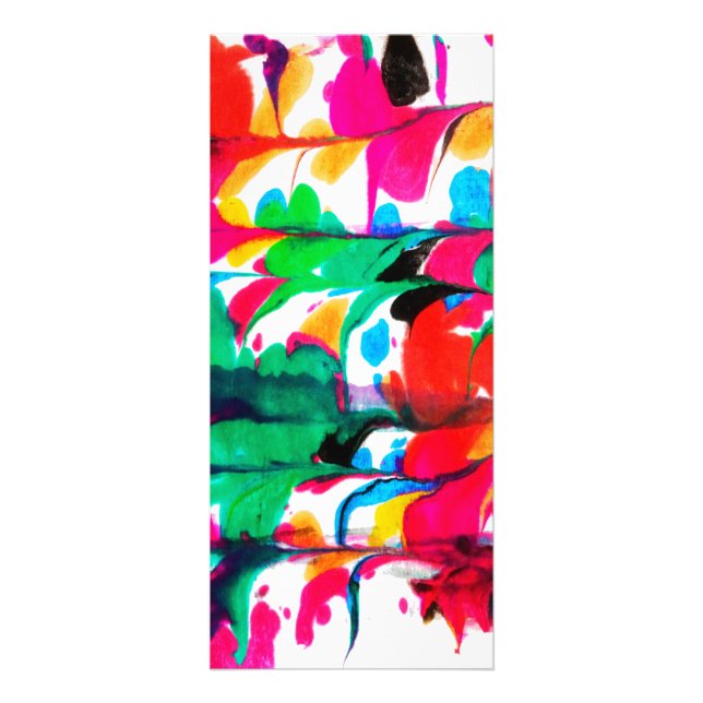 Colored hearts rack card (Front)