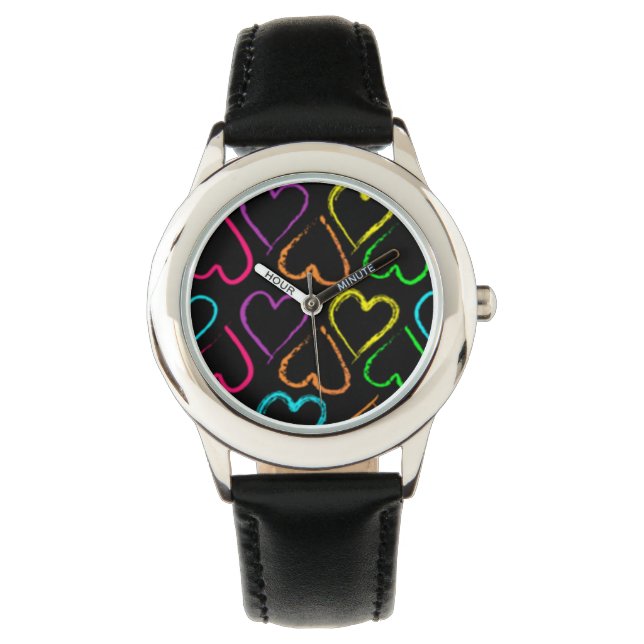 Colored Hearts Watch (Front)