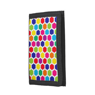 Colored Honeycomb Wallet