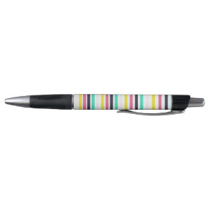 Colored Horizontal Stripes Pen