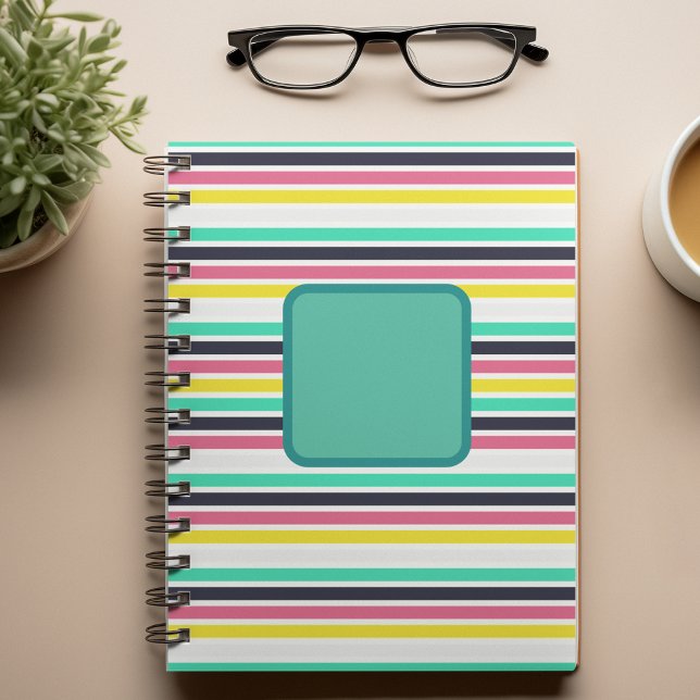 Colored Horizontal Stripes  Planner (Colored Horizontal Stripes Planner / small)