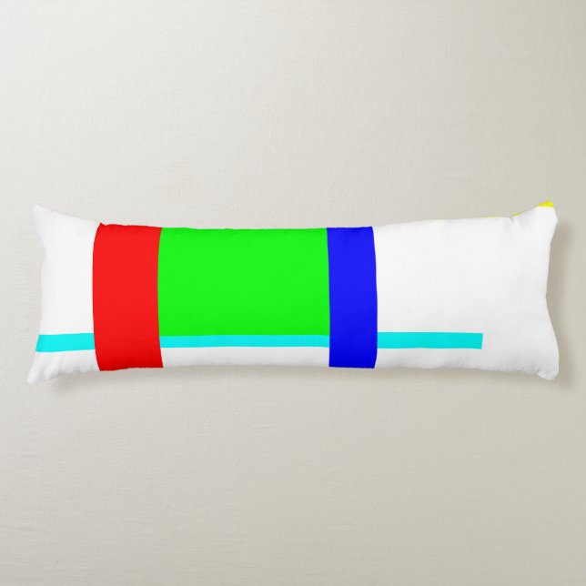 Colored hug body pillow (Front)