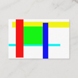 Colored hug business card