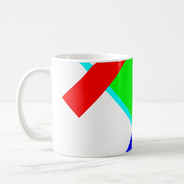 Colored hug coffee mug (Left)