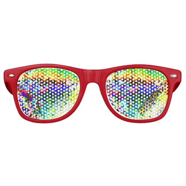 Colored ice retro sunglasses (Front)