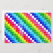 Colored In Graph Paper Squares (Front/Back)