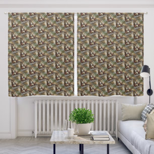 Colored Indian Corn Nature Pattern Blackout Curtains