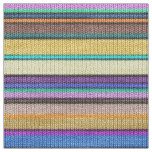 Colored knitting Stripes seamless pattern 1 Fabric