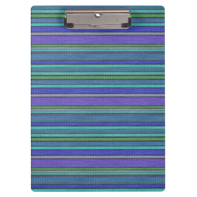 Colored knitting Stripes seamless pattern 2 Clipboard (Front)