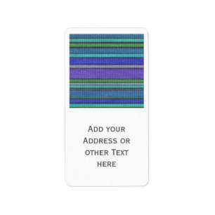 Colored knitting Stripes seamless pattern 2 Label