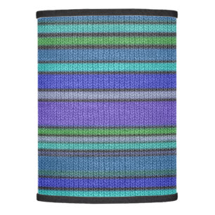 Colored knitting Stripes seamless pattern 2 Lamp Shade
