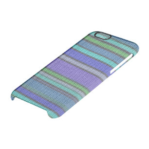 Colored knitting Stripes seamless pattern 2 Clear iPhone 6/6S Case