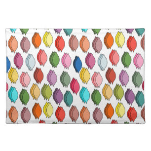 Colored Leaves Cloth Placemat