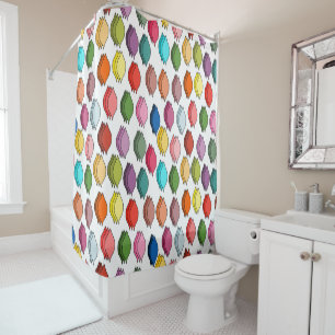 Colored Leaves Shower Curtain
