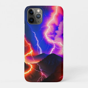 Colored Lightning Mountain One iPhone 11 Pro Case
