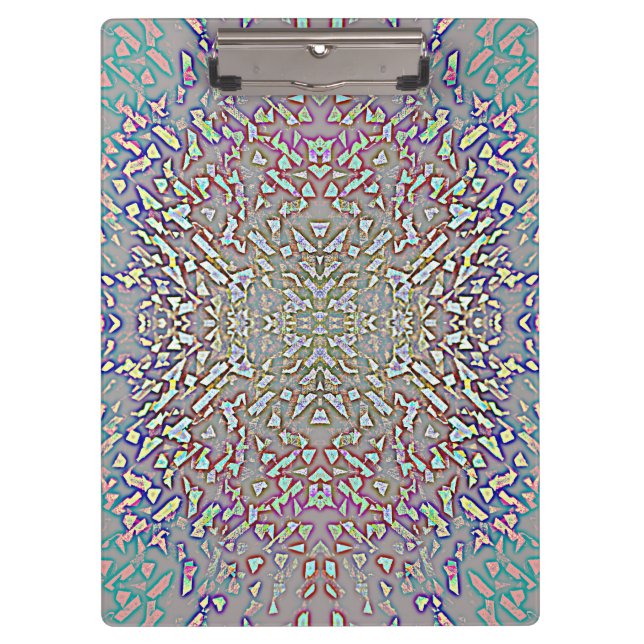 Colored Lights Reflections Clipboard (Front)