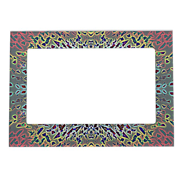 Colored Lights Reflections Magnetic Frame (Front)
