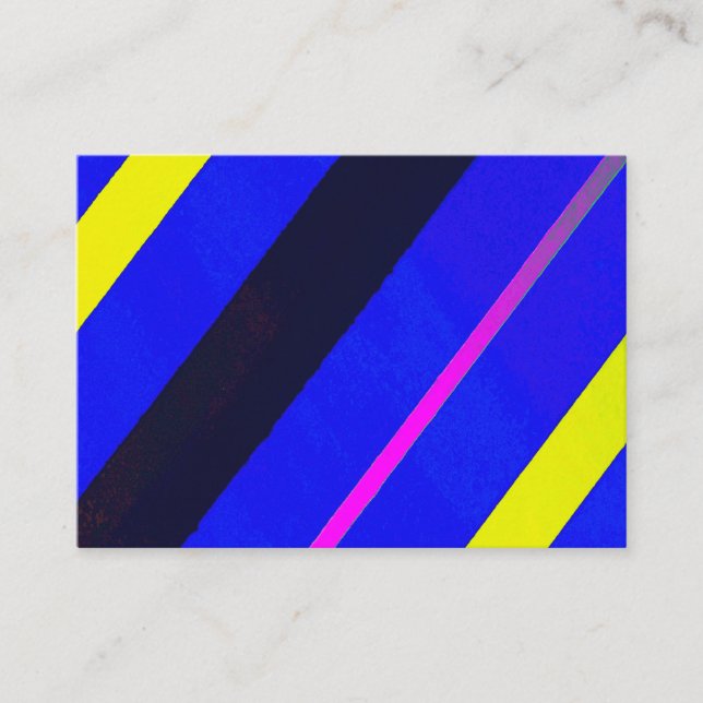 Colored lines business card (Front)