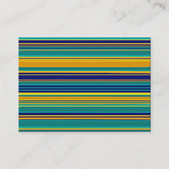 Colored Lines Business Card (Front)