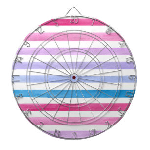 Colored lines dart board