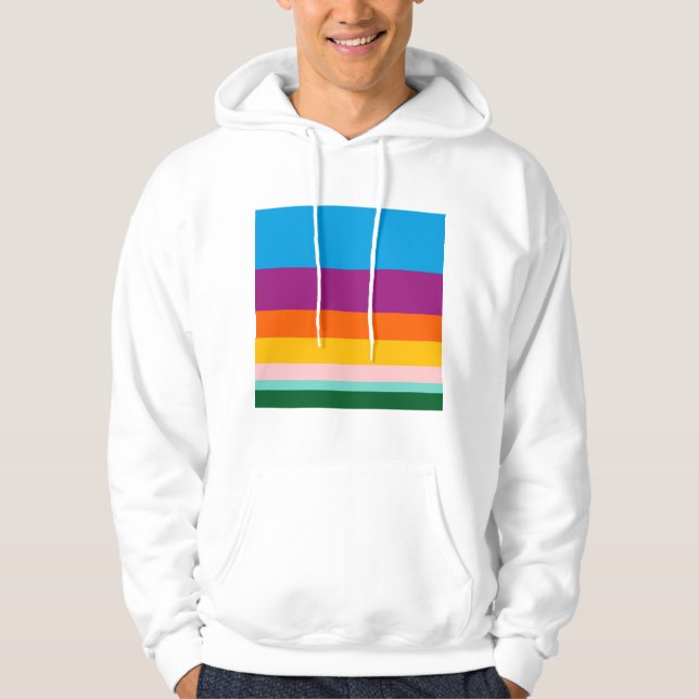 Colored lines hoodie (Front)