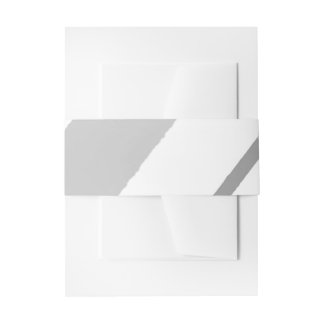 Colored lines invitation belly band