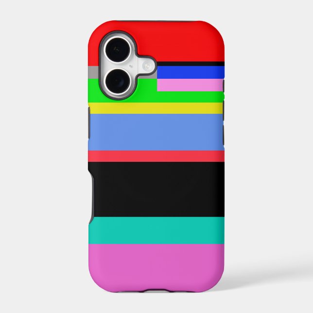 Colored lines iphone case (Back)