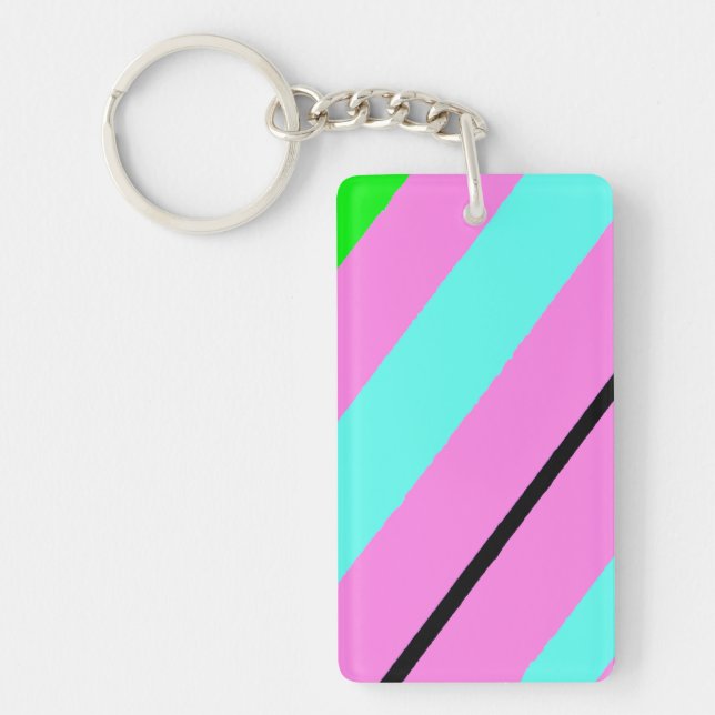 Colored lines keychain (Front)